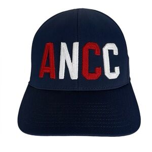 G Fore Army Navy Country Club Hat Blue Embroidered SnapBack Nylon Cotton Blend